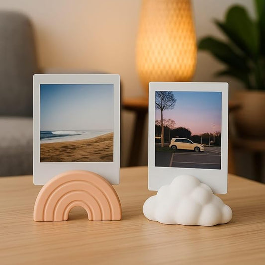 Photo Holder Set of 4 – Cute Eco-Friendly Photo Stands
