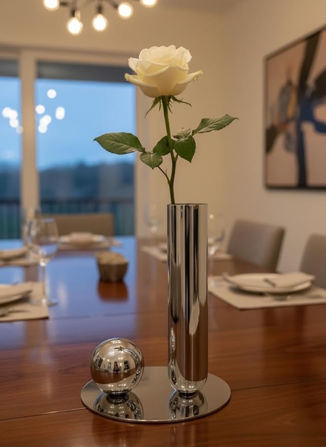 Premium Stainless Steel Metal Flower Vase