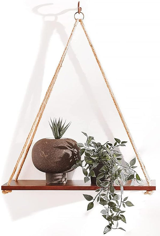 Adjustable Rope Hanging Shelf