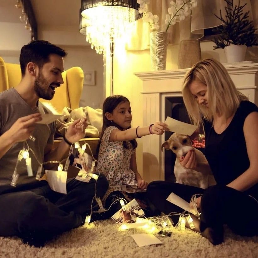 Fairy Lights with Clips for Pictures