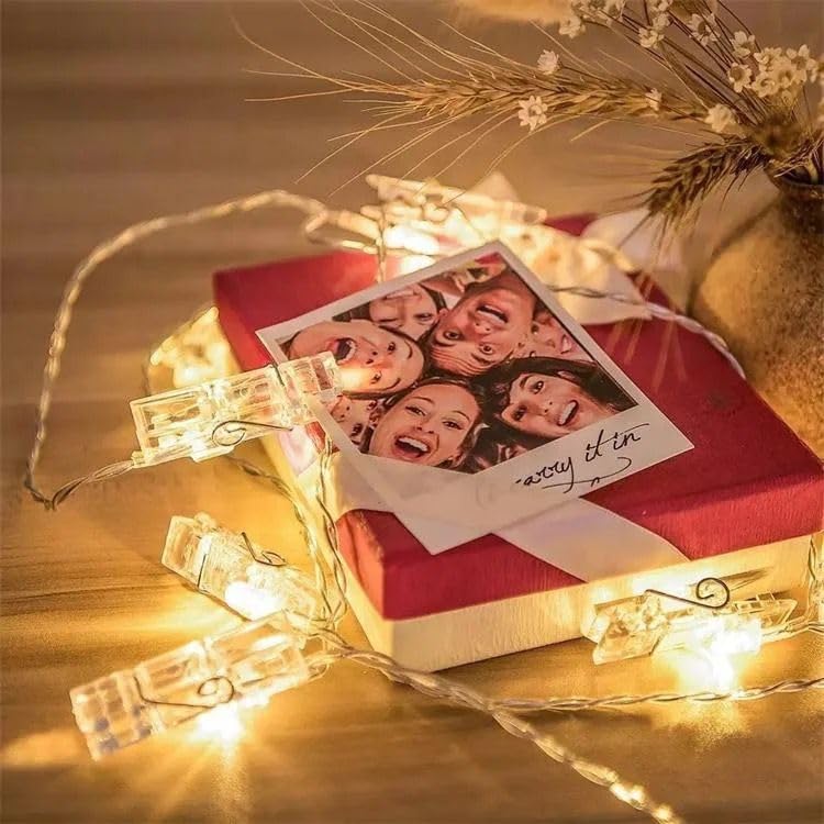 Fairy Lights with Clips for Pictures