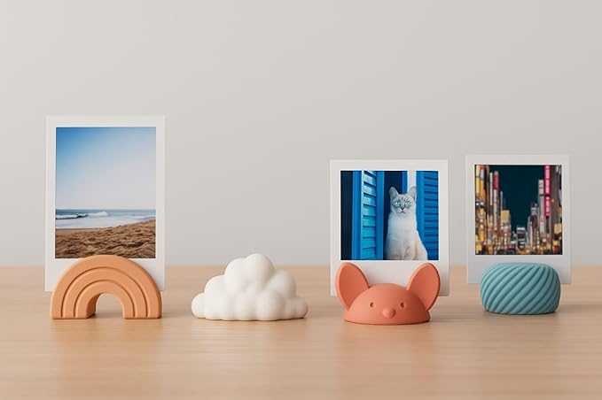 Photo Holder Set of 4 – Cute Eco-Friendly Photo Stands