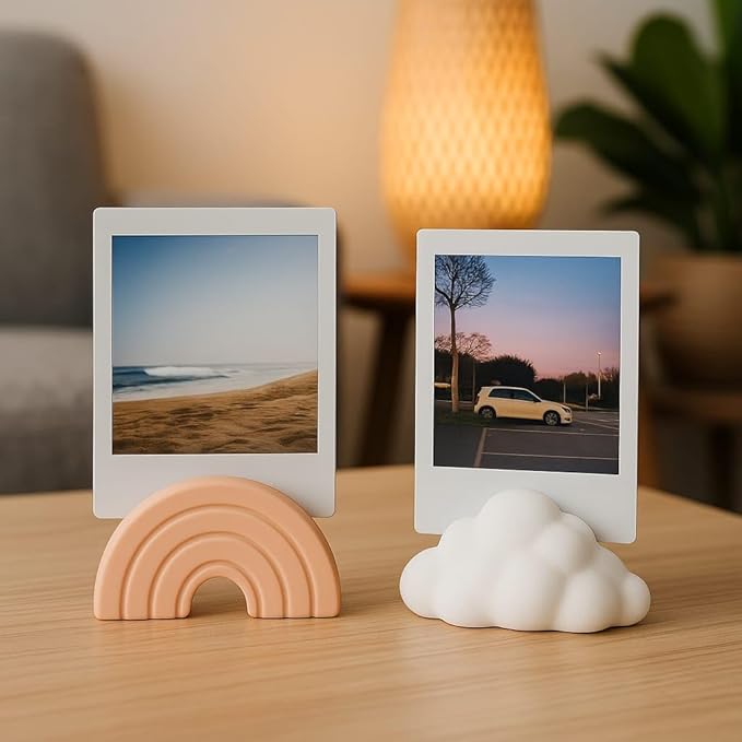 Photo Holder Set of 4 – Cute Eco-Friendly Photo Stands