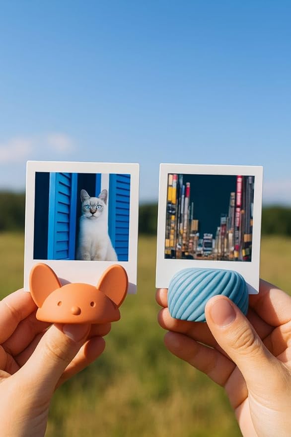 Photo Holder Set of 4 – Cute Eco-Friendly Photo Stands